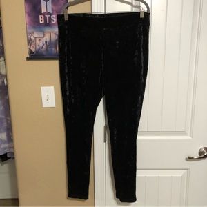 Torrid Crushed Velvet Leggings